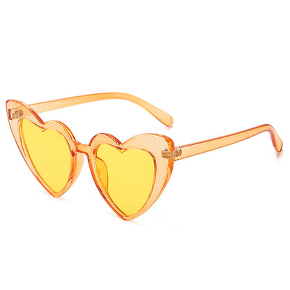 Heart Shape Fashion Sunglasses UV Protection