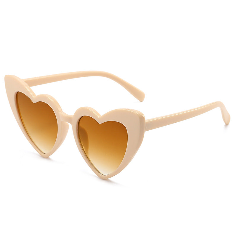 Heart Shape Fashion Sunglasses UV Protection