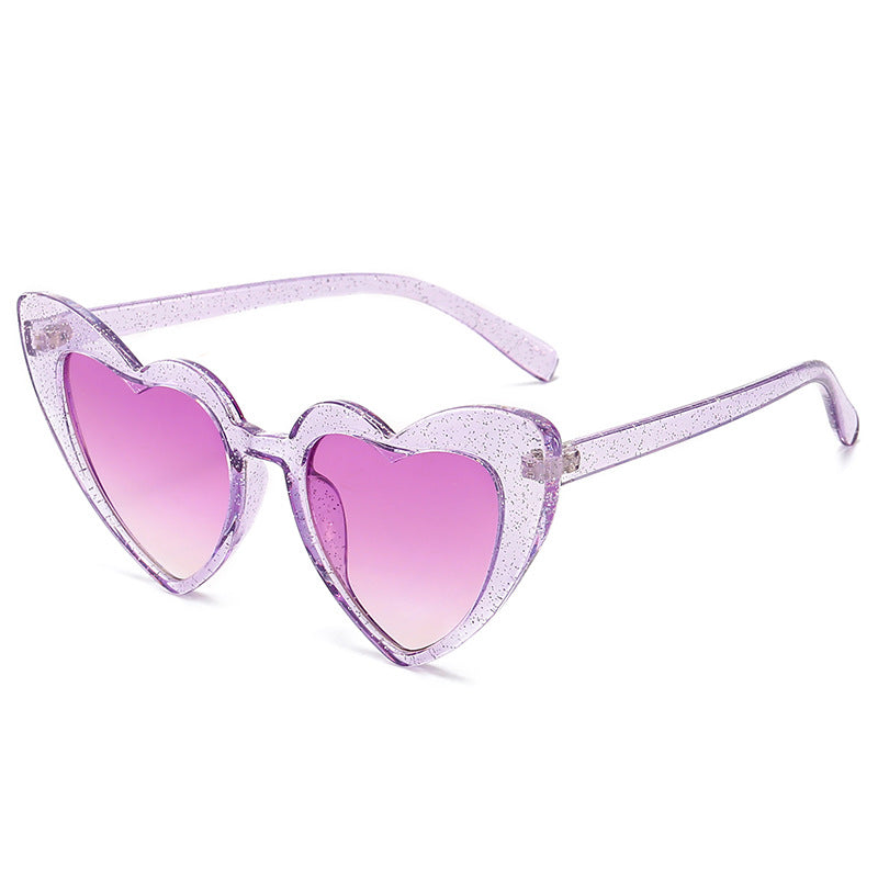 Heart Shape Fashion Sunglasses UV Protection