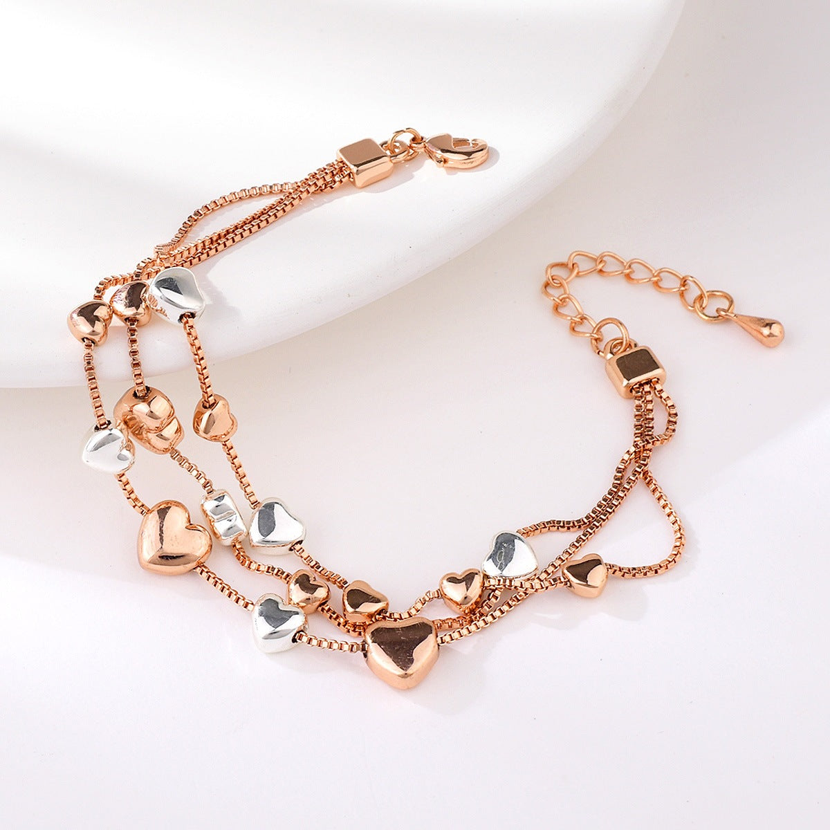 Heart Shape Geometric Metal Jewelry