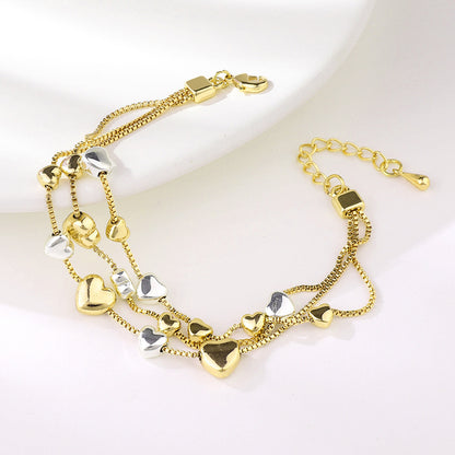 Heart Shape Geometric Metal Jewelry