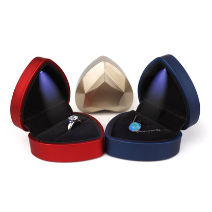 Heart Shape LED Jewelry Box with Light