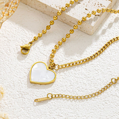 Heart Shape Shell Necklace