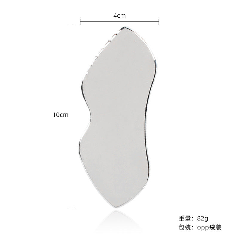 Heart Shape Stainless Steel Gua Sha Board Facial Massage Tool