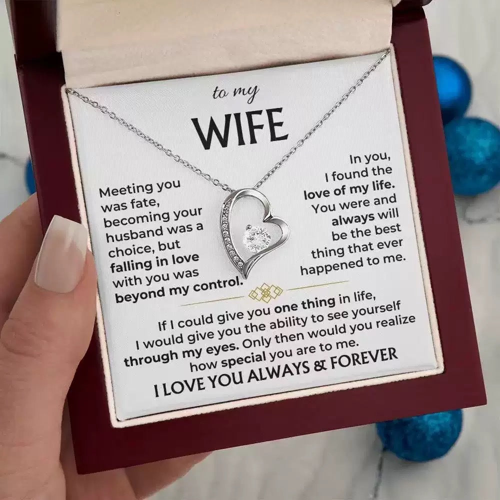 Heart Shape Zirconia Pendant Necklace