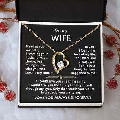 Heart Shape Zirconia Pendant Necklace