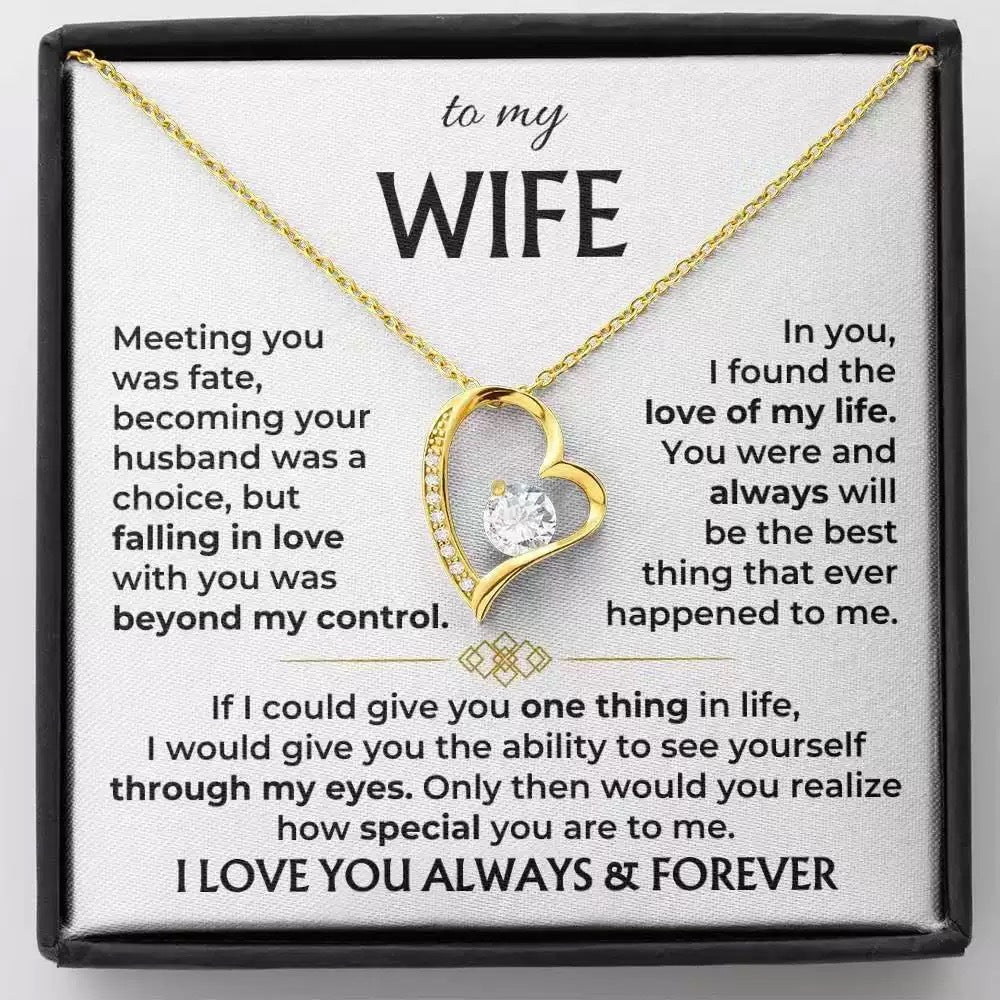Heart Shape Zirconia Pendant Necklace