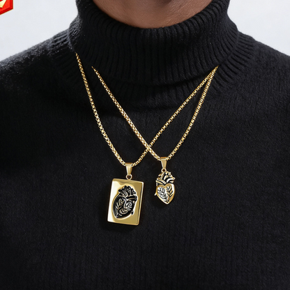 Heart Shaped Alloy Necklace