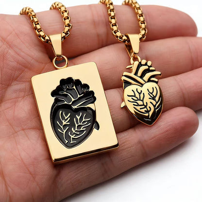 Heart Shaped Alloy Necklace