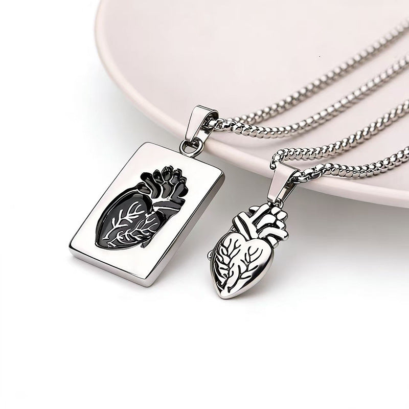 Heart Shaped Alloy Necklace