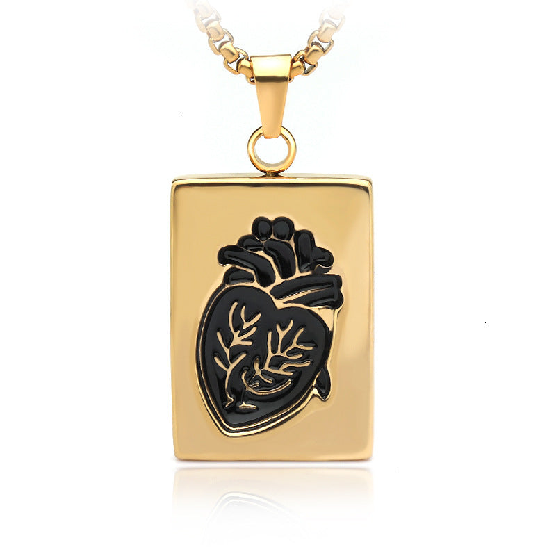 Heart Shaped Alloy Necklace