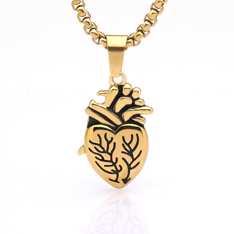 Heart Shaped Alloy Necklace