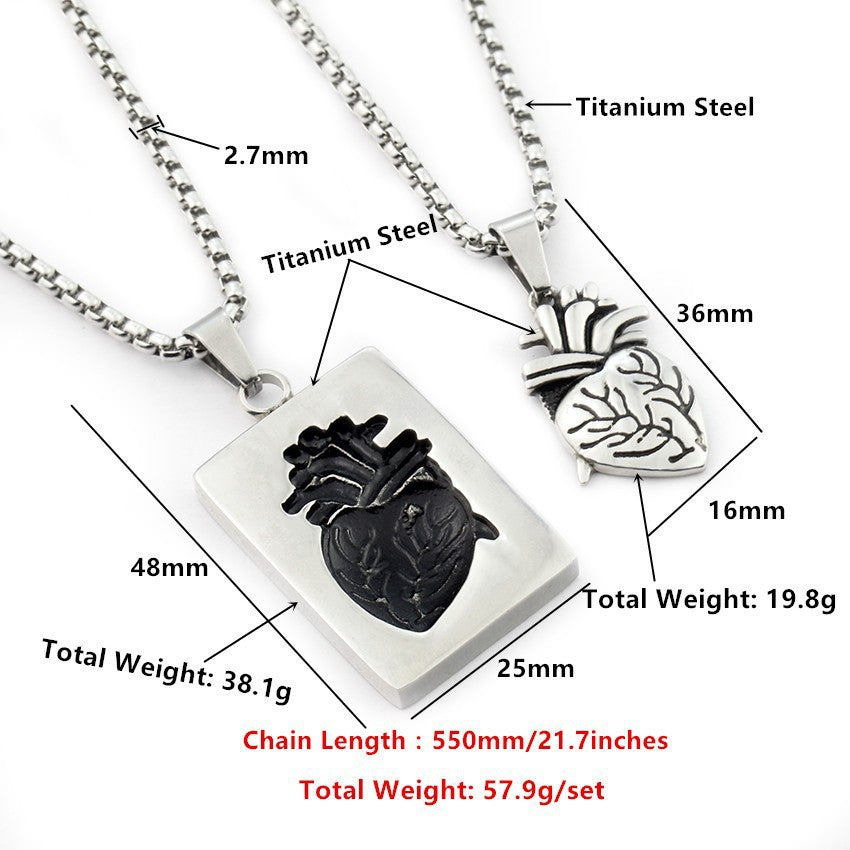 Heart Shaped Alloy Necklace