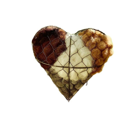 Heart-Shaped Bird Nest Outdoor Garden Decoration