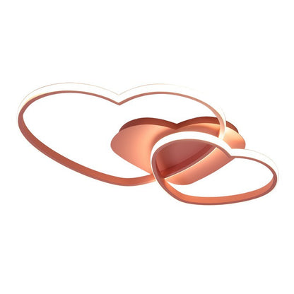 Heart-shaped ceiling lamp