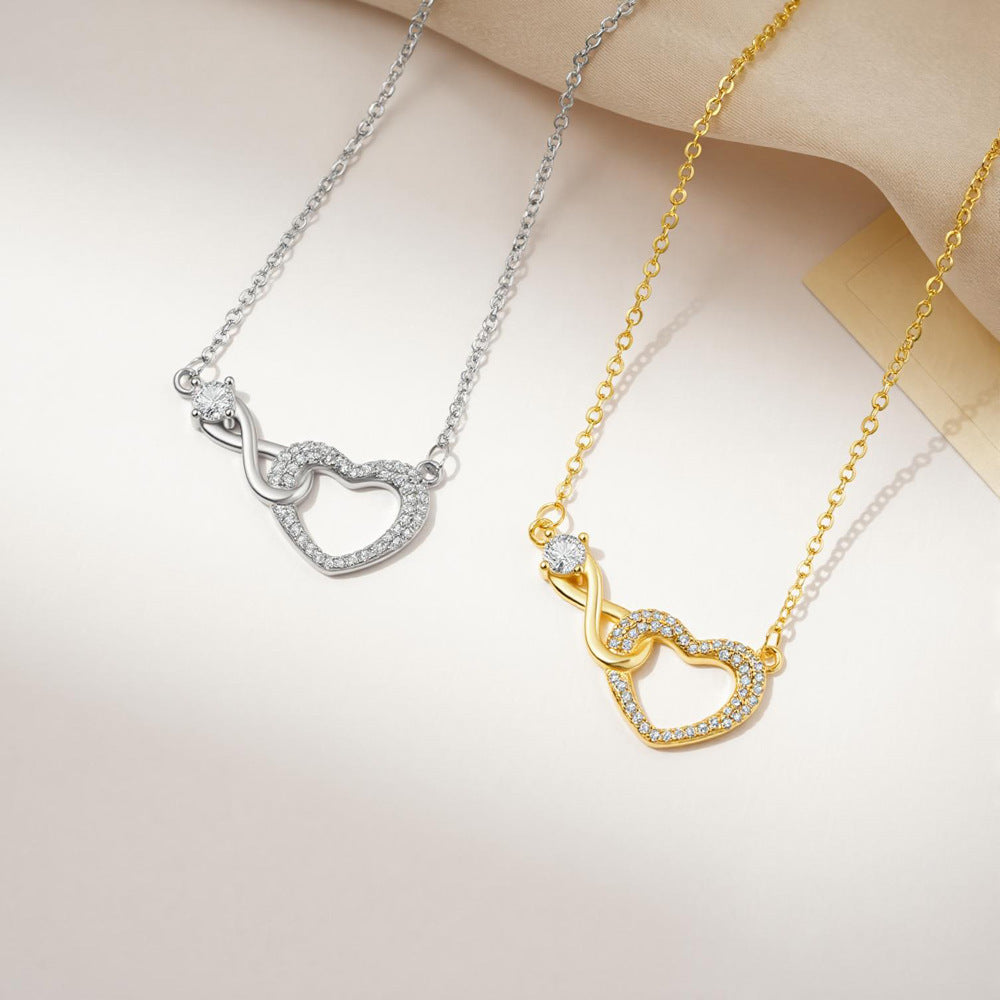 Heart-shaped clavicle chain