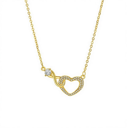 Heart-shaped clavicle chain