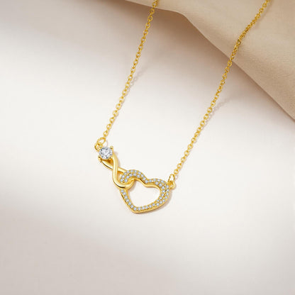 Heart-shaped clavicle chain
