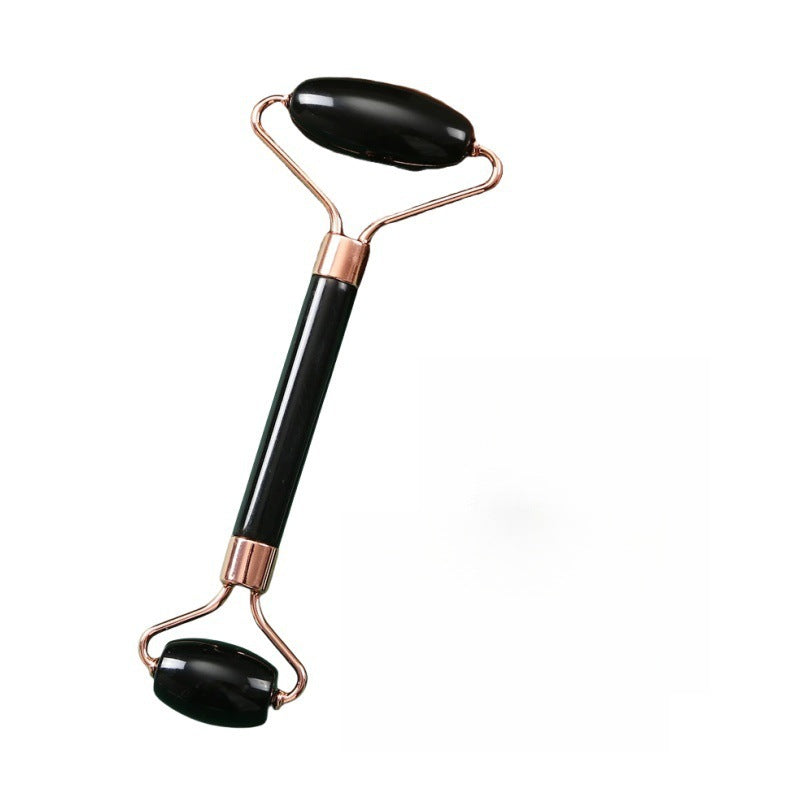 Heart-shaped crystal roller massage pad