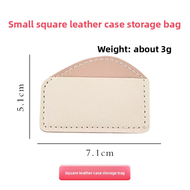 Heart-Shaped Gua Sha Board Leather Case
