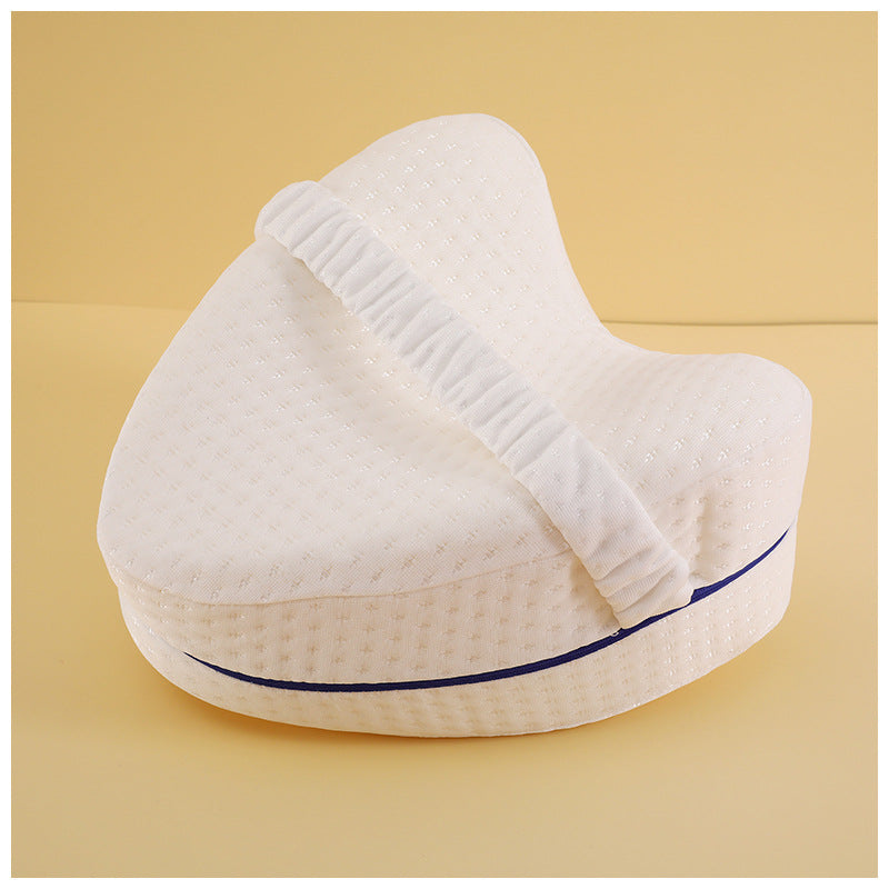 Heart-shaped leg pillow