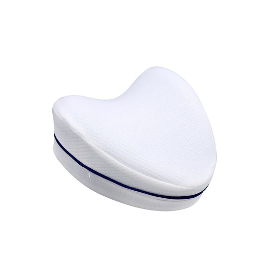 Heart-shaped leg pillow