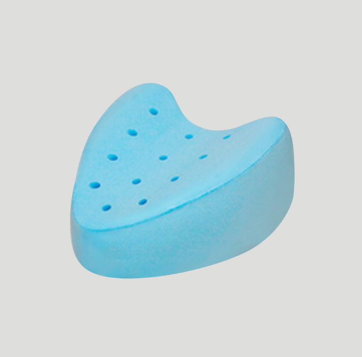 Heart-shaped leg pillow