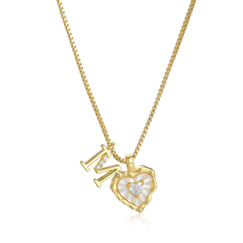 Heart-shaped letter accessories