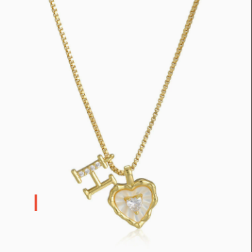 Heart-shaped letter accessories
