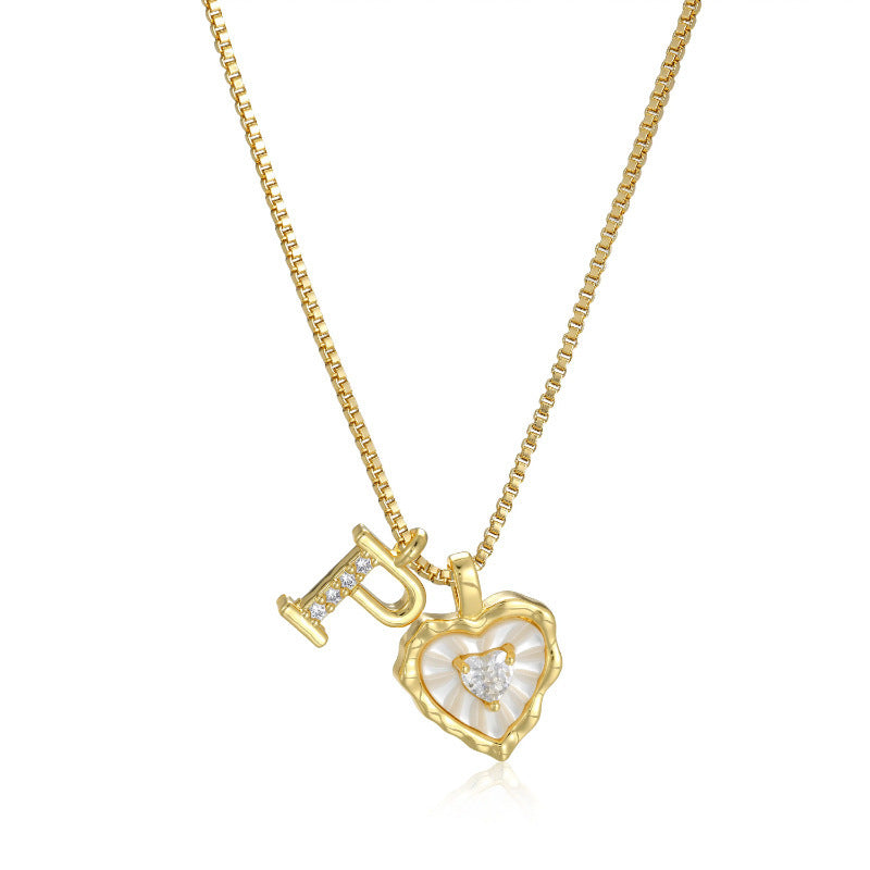 Heart-shaped letter accessories