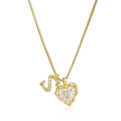 Heart-shaped letter accessories
