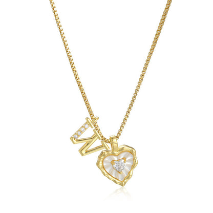 Heart-shaped letter accessories