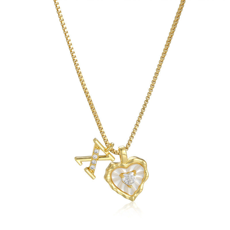 Heart-shaped letter accessories