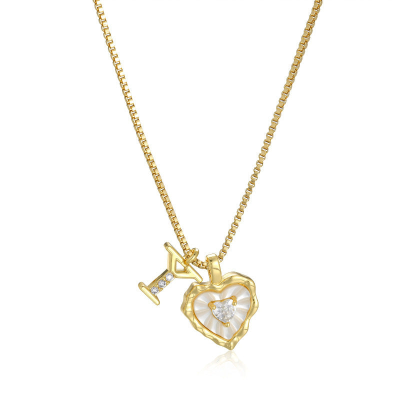 Heart-shaped letter accessories