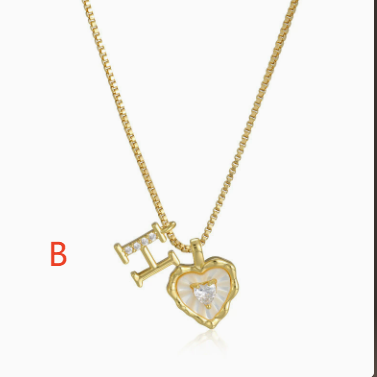 Heart-shaped letter accessories