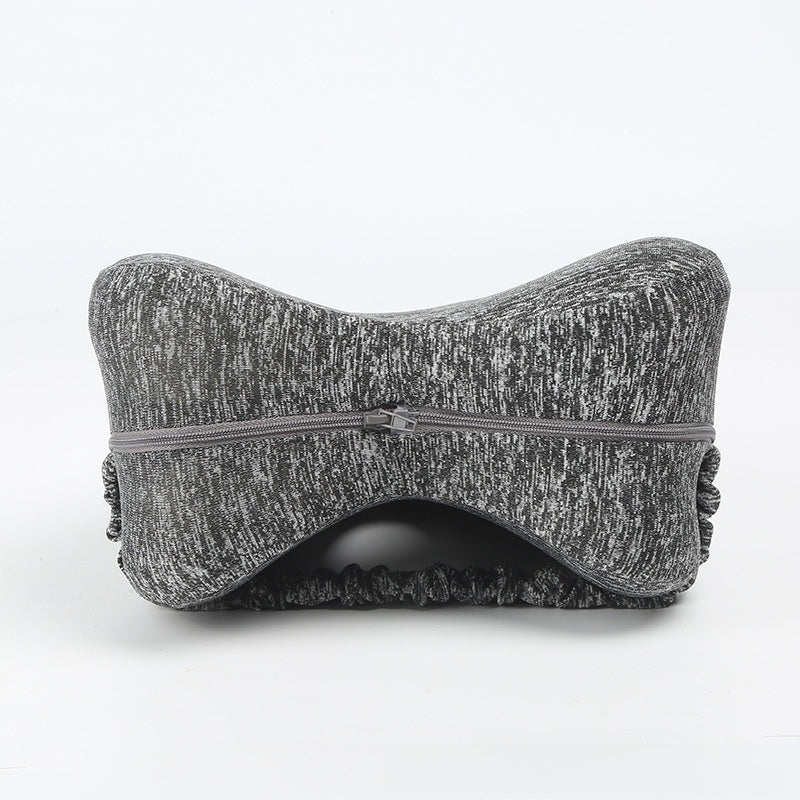 Heart-shaped memory foam clip leg pillow