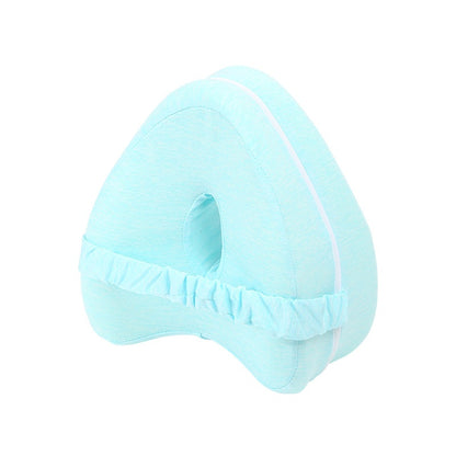 Heart-shaped memory foam clip leg pillow