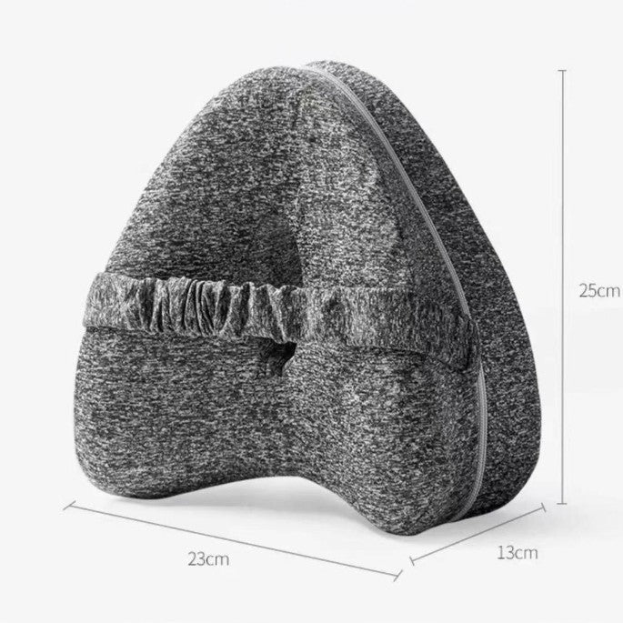 Heart-Shaped Memory Foam Leg Pillow for Surgery Recovery and Sleep Support