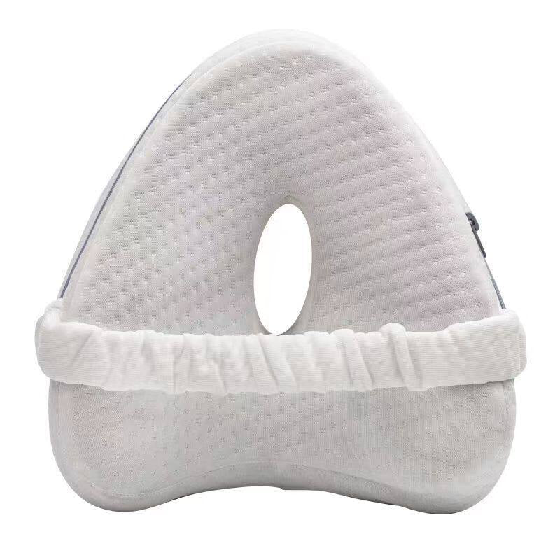 Heart-Shaped Memory Foam Leg Pillow for Surgery Recovery and Sleep Support