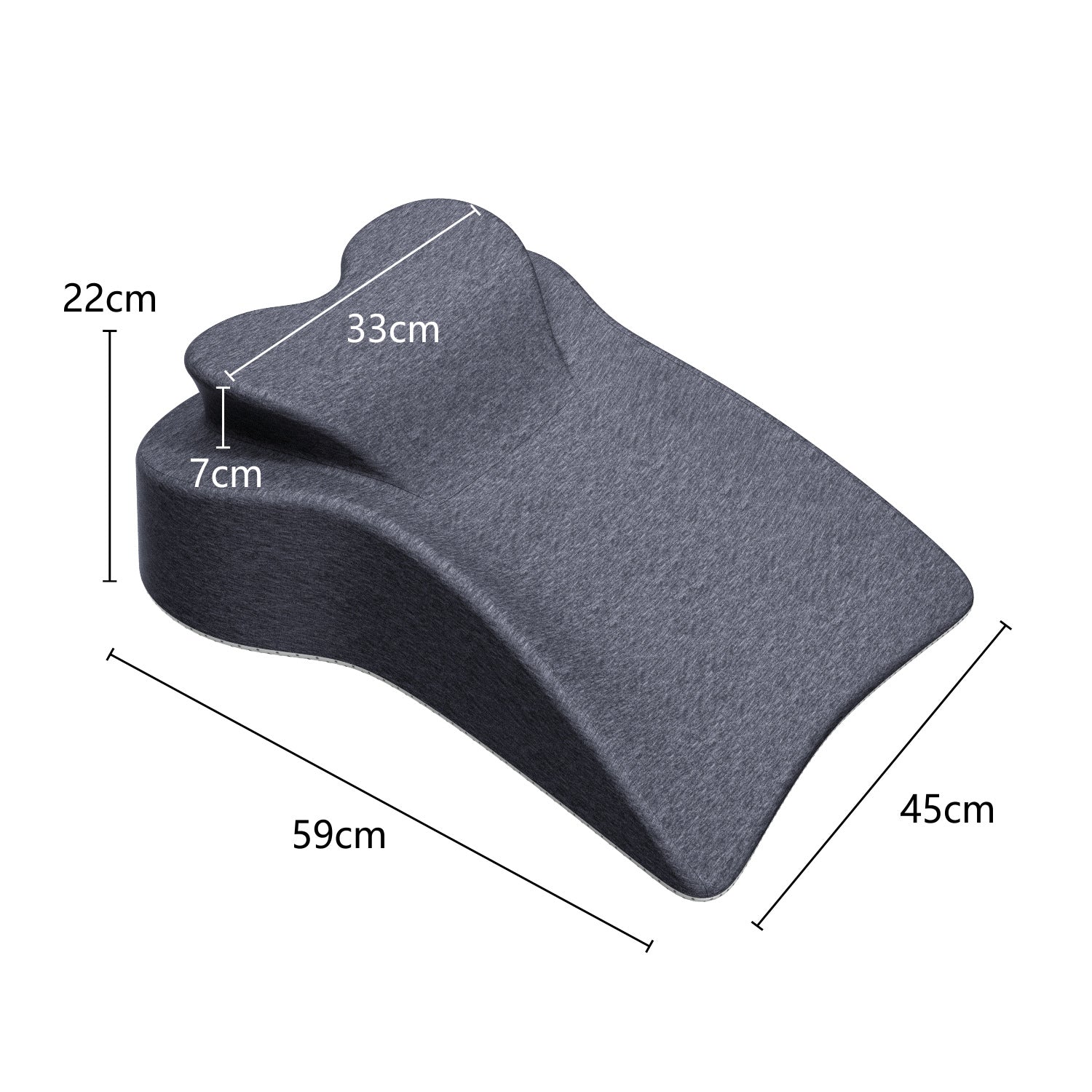 Heart-shaped Memory Foam Pillow for Couples