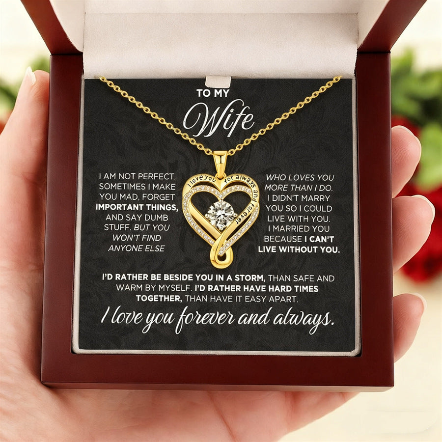 Heart-shaped necklace
