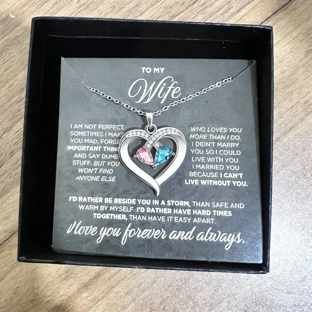 Heart-shaped necklace