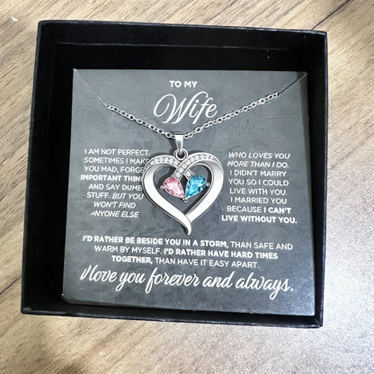 Heart-shaped necklace