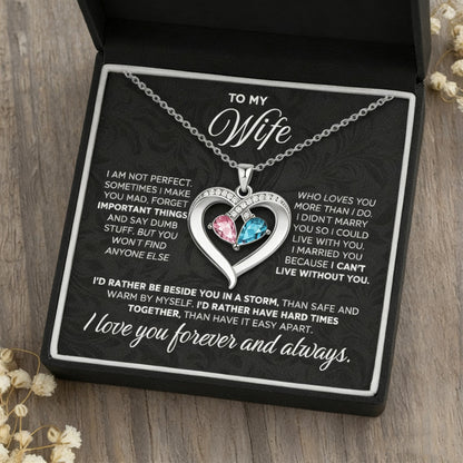 Heart-shaped necklace