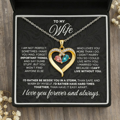 Heart-shaped necklace