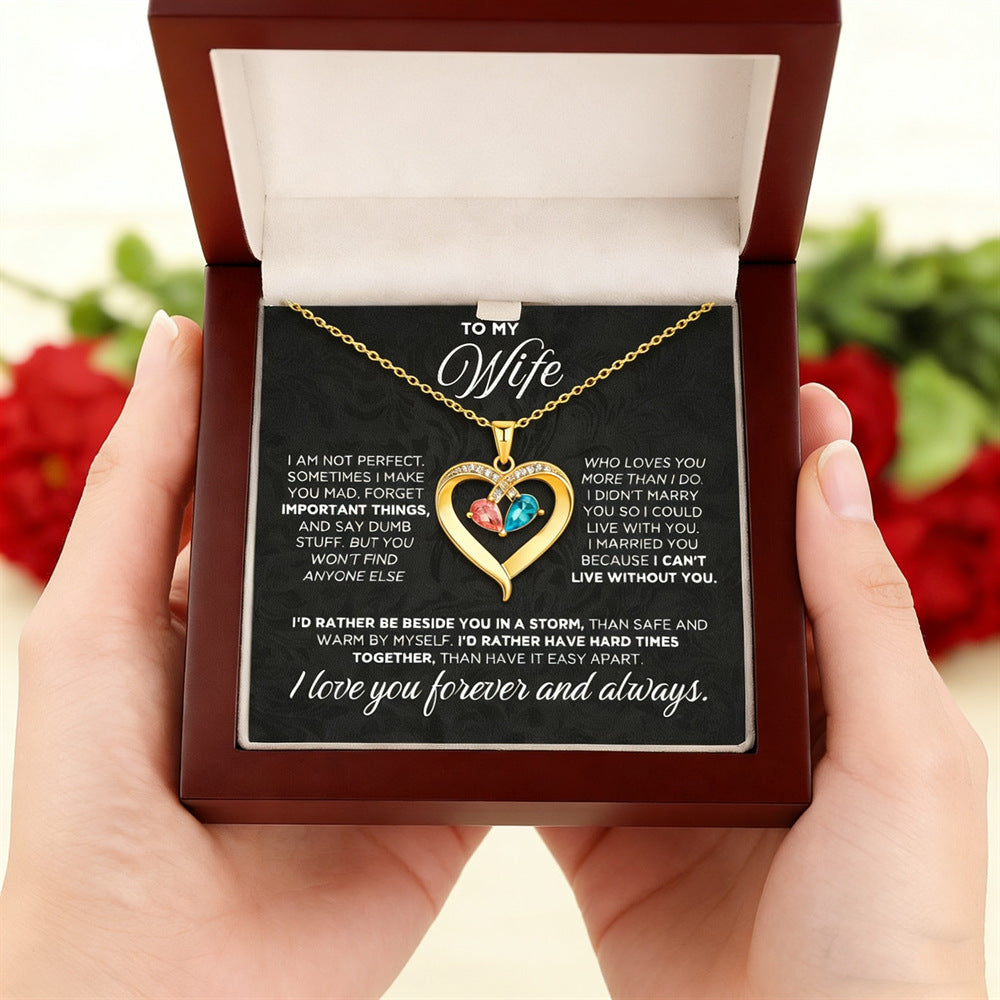 Heart-shaped necklace