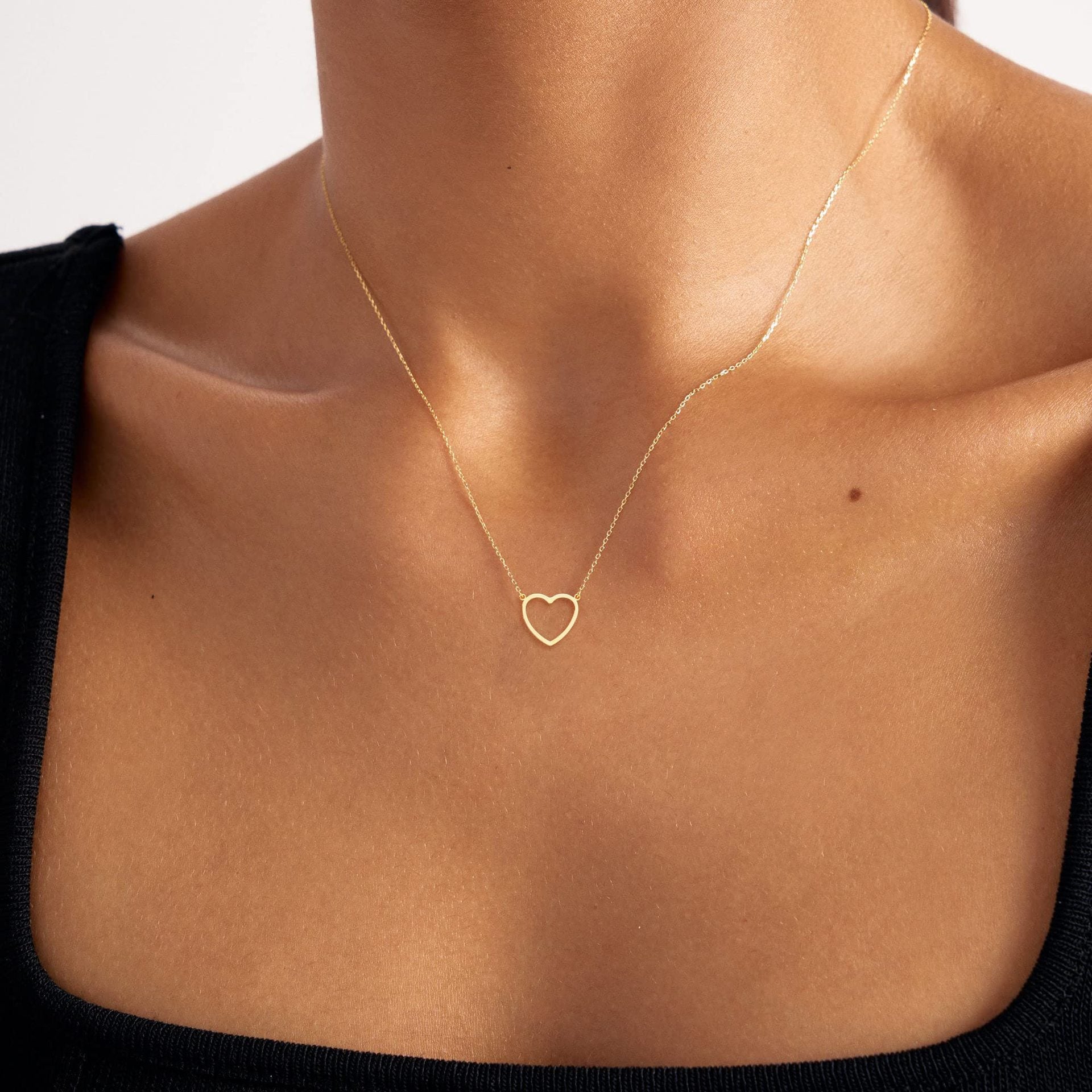 Heart-shaped necklace