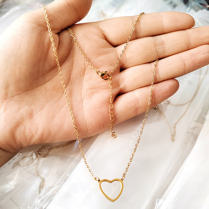 Heart-shaped necklace