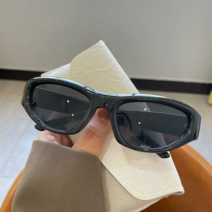 Heart-Shaped Purple Cat-Eye Sunglasses