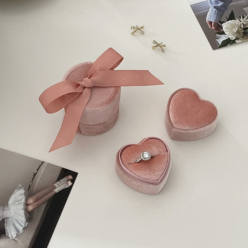 Heart Shaped Ring Box